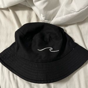 Black Wave Bucket Hat
